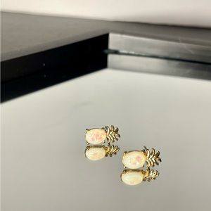 Dainty pineapple earrings